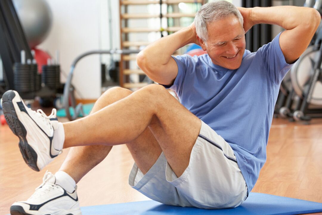 Provádění cvičení k obnovení prostaty