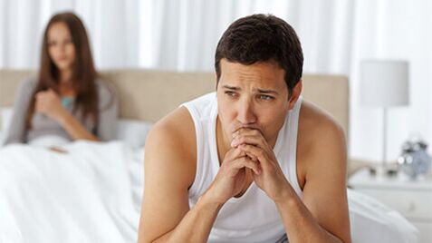 problémy v mužské posteli kvůli prostatitidě